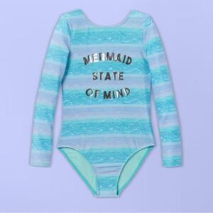 More Than Magic Mermaid State of Mind Rashgaurd Swimsuit Sz S/6